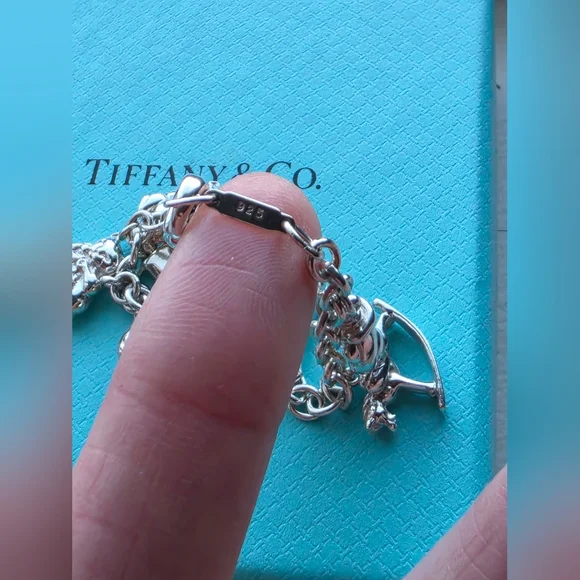 Tiffany & Co. Christmas Toy Multi Charm Bracelet Snowman Toy Solider Horse - Picture 4 of 7